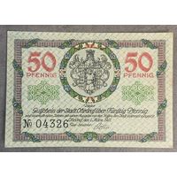 Нотгельд Ордруф 50 пфеннигов 1921 год. Веймарская республика