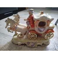 Статуэтка ГДР,карета с кучером