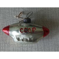 Ёлочная игрушка "ДИРИЖАБЛЬ" (СССР). Торги с 1 рубля. МЦ.