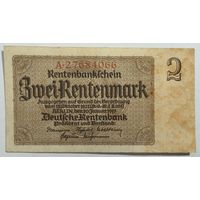 2 рентенмарки 1937 Германия