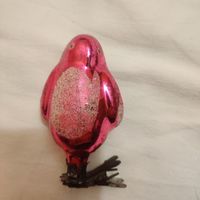 Ёлочная игрушка Пингвин Птица на прищепке 0048