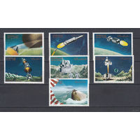 Астронавты Космос Аполлон-11 Посадка на луну Сомали 1970 MNH