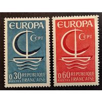 Франция. 1966г. Mi1556-57**. Еврпасепт.