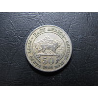 Британская Восточная Африка. 50 цент. 1948. С 20 копеек. Распродажа коллекции. Смотрите другие лоты.