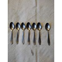 Ложки чайные, СССР, комплект 6 шт. ( + 1 шт. - в подарок ). См. описание.