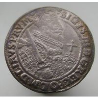 Орт 1622 года, мд Быдгощь, патина, отличное коллекционное состояние , с 1 рубля !!!