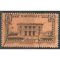 Мартиника. Императорский дворец. 1933г. Mi#131 а.
