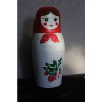 Очень красивый термос на 0.5 литра СССР "Матрешка"
