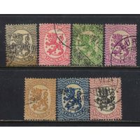 Финляндия 1917 Герб Стандарт wz0 Тип А # 69-71,79,81-2,86