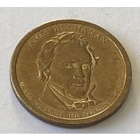 1 доллар, 15-й президент США Джеймс Бьюкенен