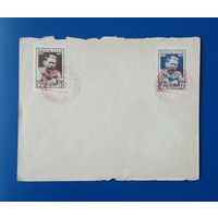 СССР 1933г. Конверт с гашением первого дня (20.03.1933) Первой всесоюзной филателистической выставки в Ленинграде. Редкость. С 1 рубля.