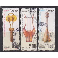 Старинные музыкальные инструменты  Израиль 1977 год лот 15 ПОЛНАЯ СЕРИЯ