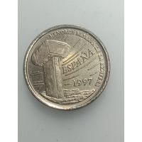 Испания 5 песет 1997 года .