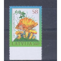 [614] Латвия 2007.Грибы. MNH