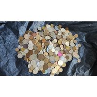 Копейки СССР России и Украины 1230 гр . Монеты торг с рубля