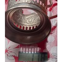 Подстаканник-с отличным граненым стаканом