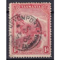 33.Aust. Великобритания. Австралийские штаты. Тасмания. Гора Веллингтон. 1902 г. 1d. Mi.#70bXA.