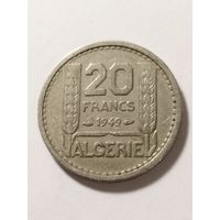 Алжир 20 франков 1949