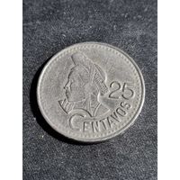 Гватемала 25 сентаво 1987