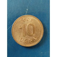 Южная Корея 10 вон 2006