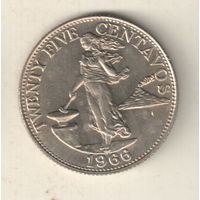 Филиппины 25 сентаво 1966