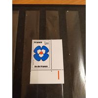 1978 Франция флора чистая клей MNH** угловая выпускалась одиночкой (2-9)
