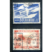 Дания - 1961г. - марки года, 2 полные серии - 2 марки - гашёные. #3-WB-101-A-2