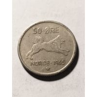 Норвегия 50 оре 1965
