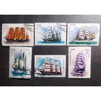 Марки СССР 1981 год Парусный флот