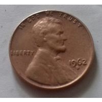 1 цент, США 1962 D