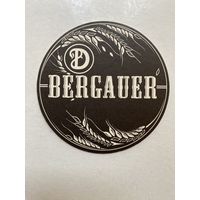Подставка под пиво "Bergauer" /Россия/
