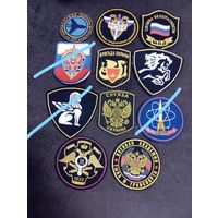 Шевроны РВСН, Внутренних войск, ВДВ, ВМФ