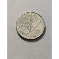 Италия 2 лиры 1954