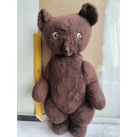 Игрушка мягкая медведь 50е годы СССР опилки