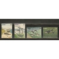 Ирландия-1997(Мих.989-992) , ** , Морская Фауна, Дельфины (полная серия)