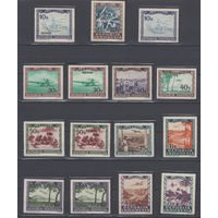 Индонезия. 1948. 15 марок. Michel N 77-87 (18,0 е)