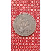 Восточные Карибы 1 доллар 2002 парусник