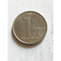 Бельгия 1 франк 1997