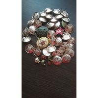 Пуговицы,кокарды СССР (Состояние UNC) В лоте все, пуговицы и кокарды