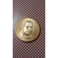 США 1 доллар 2013 Р 25 президент Маккинли