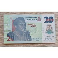 Werty71 Нигерия 20 найра 2024 UNC банкнота