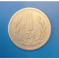 Польша 1 злотый 1949 год алюминий