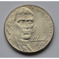 США, 5 центов 2020 г. Р