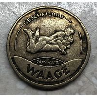 Сувенирная монета Astro Sex Taler, Waage (Весы), 1996 г., Германия