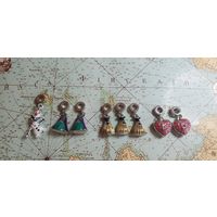Шармы-подвесы на браслет Frozen