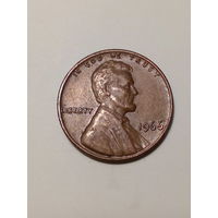 1 цент  США 1966  год