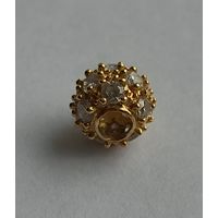 Шарм- подвеска золото, фианиты.