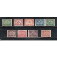 США-1898(Скотт. RВ20-RB31) , * / гаш.  , REVENUE, Служебные марки, Proprietary, Флот, Броненосец