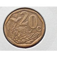 ЮАР. 20 центов 2010 года. (*).