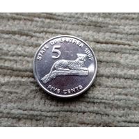 Werty71 Эритрея 5 центов 1997 1991
